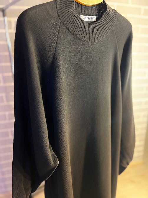 Платье женское My fashion 2024119 свитер пышный рукав реглан длинное без пояса one size черное, черный, one size Киев - изображение 4