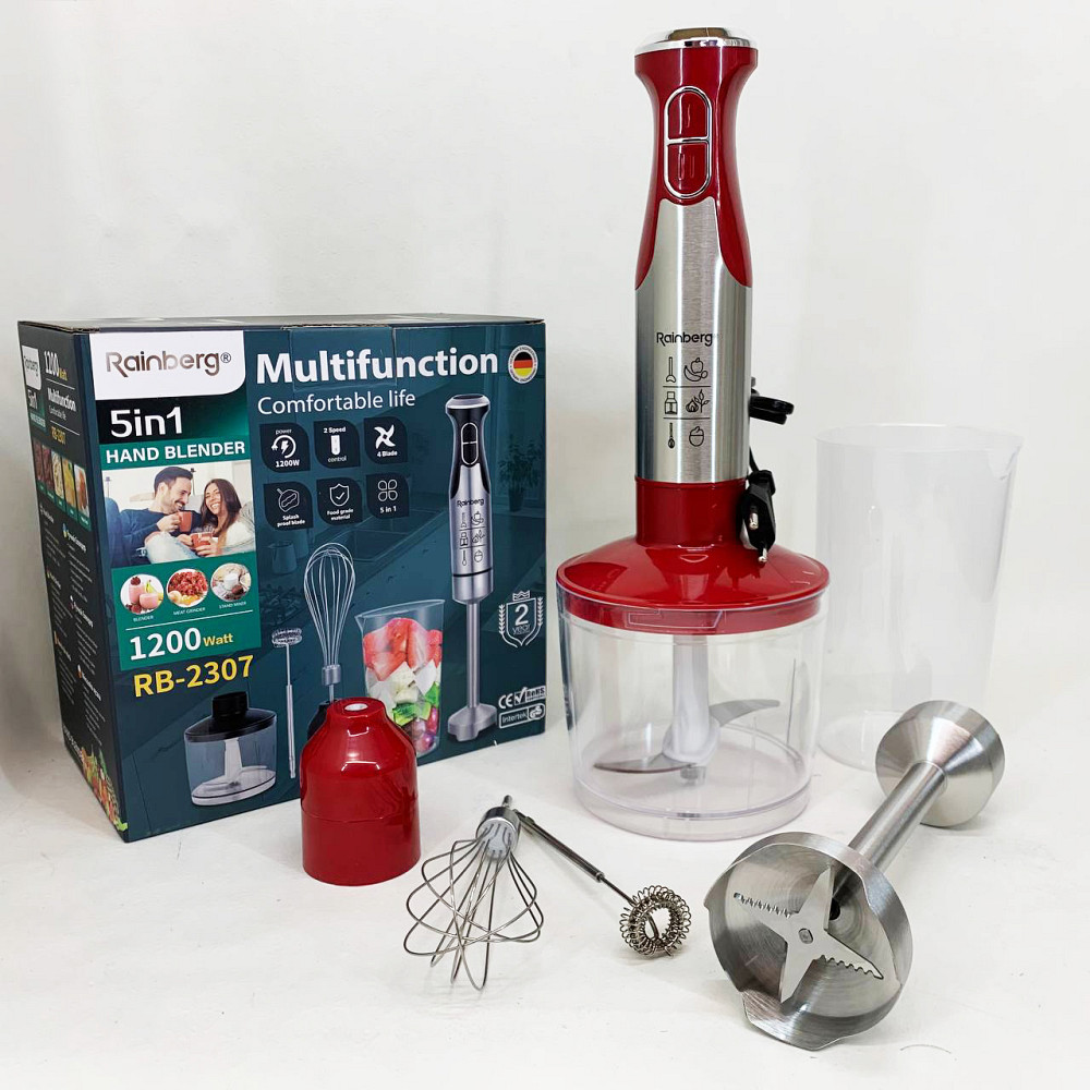 Блендери кухонні, Електричний блендер для збивання, Кухонний міксер з металевою чашею YZ-89 Івано-Франківськ - фото 6