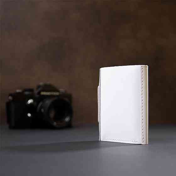 Жіноче шкіряне портмоне Білий (GRANDE PELLE) Київ