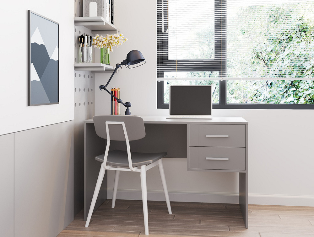 Офісний стіл Doros Т2 120х60х75 см Графіт (DRS-011311) Львів - фото 1