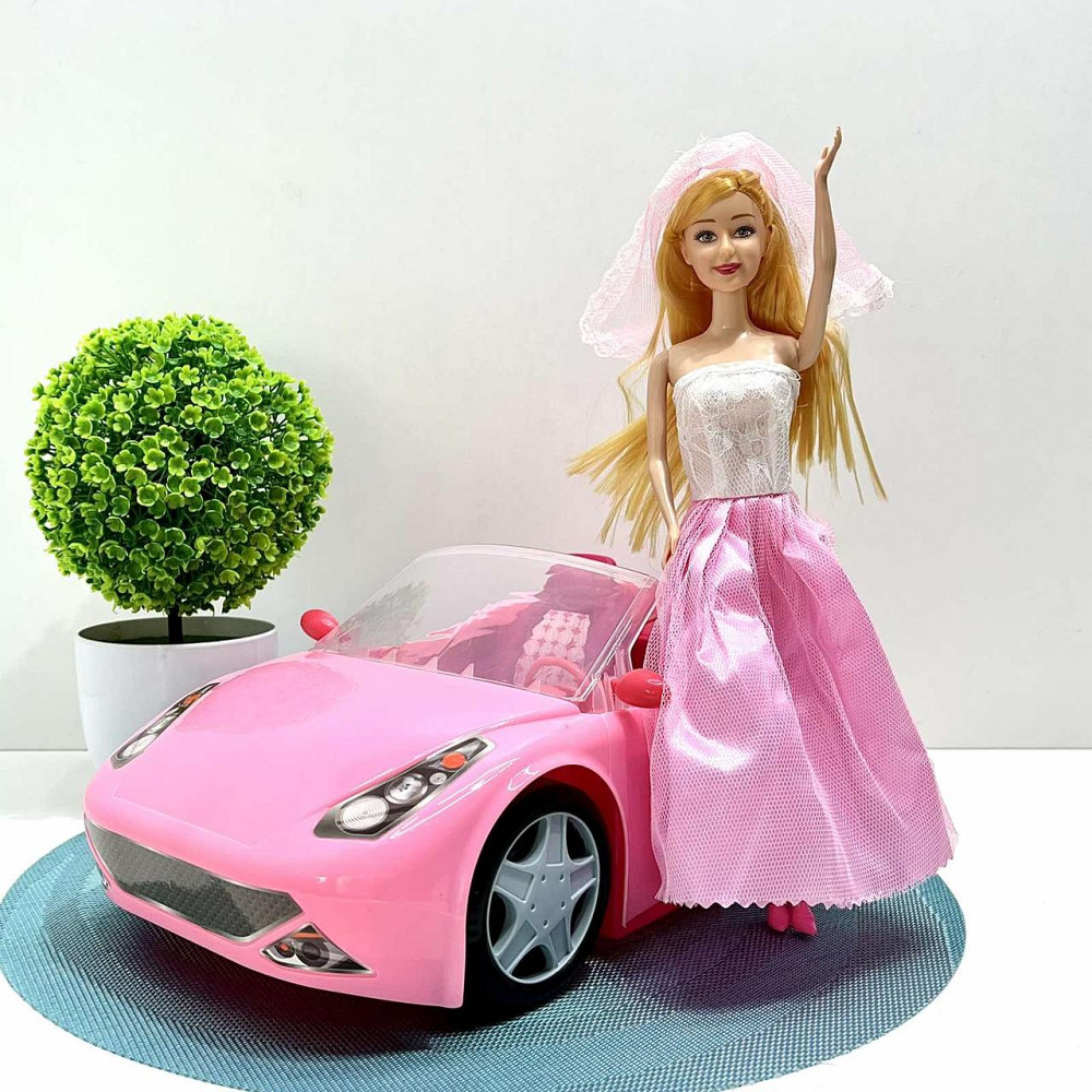 Лялька наречена 27см з машиною 33,5 см Вид 2 Рожевий (925-179-80-81) Чернігів - фото 8