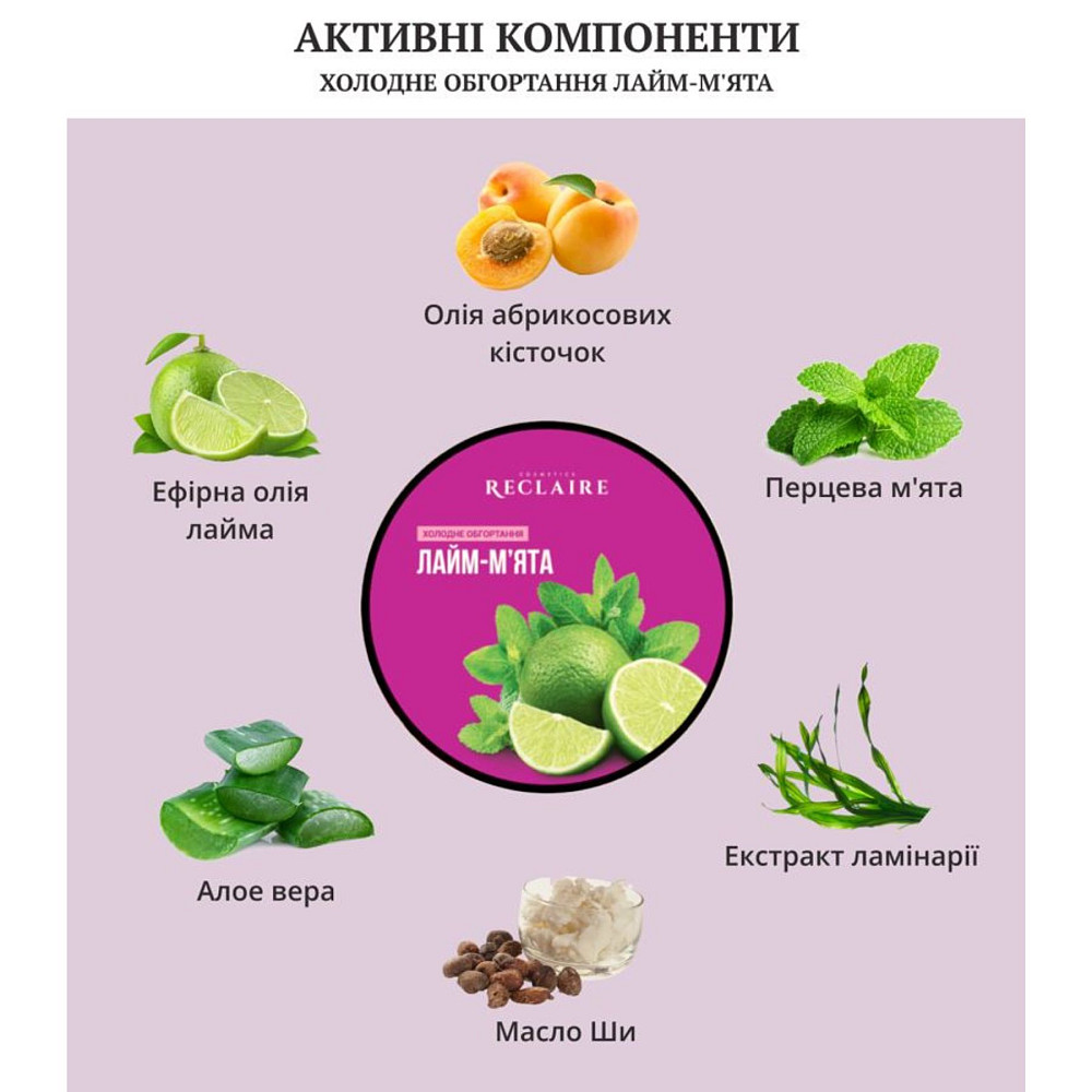 Топ-набір з 5 антицелюлітних обгортань+5 пар штанів для обгортання Reclaire cosmetics Київ - фото 14