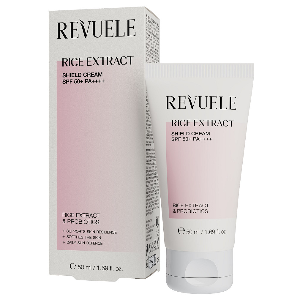 Защитный крем для лица SPF50+ PA++++ Rice extract Revuele 50 мл Киев - изображение 2