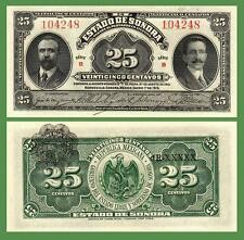 Мексика/Mexico 25 Centvos 1915 Pick S1069 UNC Полтава - фото 1