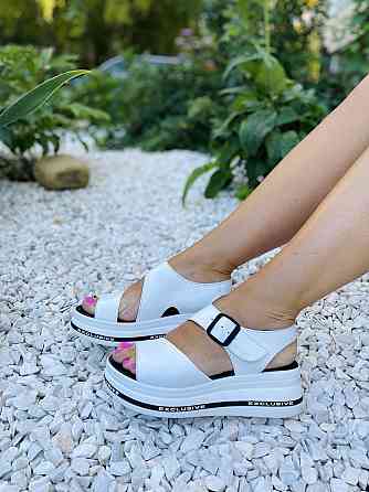 teona Босоніжки жіночі TEONA 123 білі (літо, шкіра натуральна) (4103) Коломия