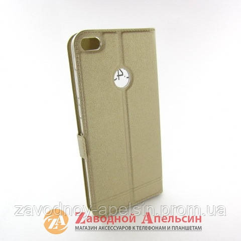 Чохол книжка Huawei P8 P9 Nova Lite 2017 PRA-LA1 PRA-LX1 gold Одеса - фото 2