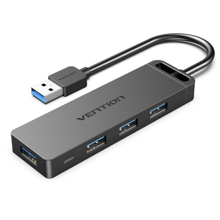 USB-хаб Vention 4-Port USB 3.0 Hub With Power Supply 0.15M Black (CHLBB) Киев - изображение 1