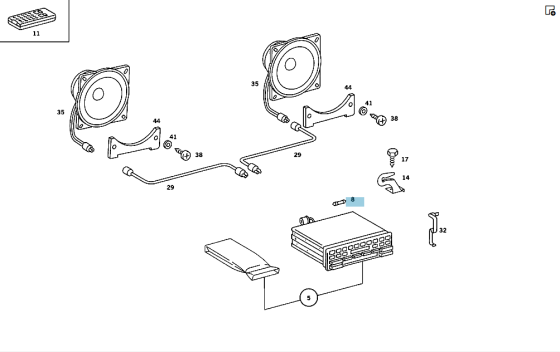 Mercedes-Benz  N000000004202 Запобіжник C-5A-S 5A світло-коричневий CLS C219 E-class W211 ML W164 C-Class W205 GLC X253 C-class W203 CLK Coupe C209 SL Одеса