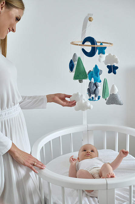 Музичний мобіль WoollyFox «Вовчик на лижак» з 35 мелодіями Київ - фото 10