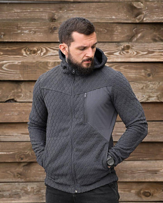 Тактическая флисовка KM URBAN grey ПП8056 Одесса - изображение 1