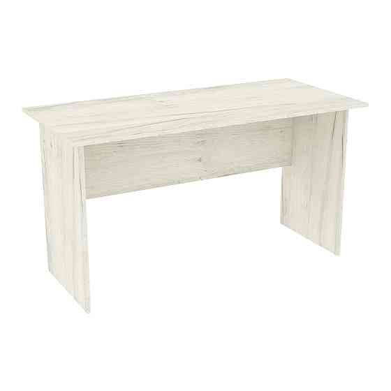 Стіл офісний СП, Дуб Крафт Білий, 1400/650/760 Львів