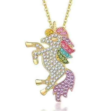 Бижутерия с Единорогом набор золотистый Киев