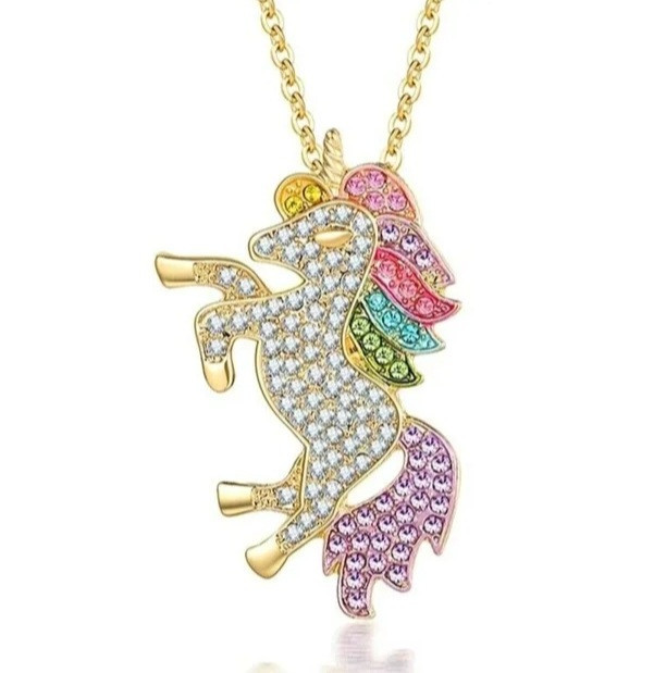 Бижутерия с Единорогом набор золотистый Киев - изображение 2