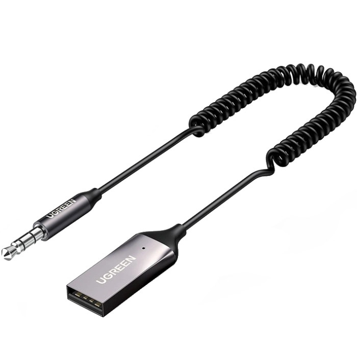 Адаптер Bluetooth 5.0 Aux with mic CM309 UGREEN Black Вінниця - фото 2