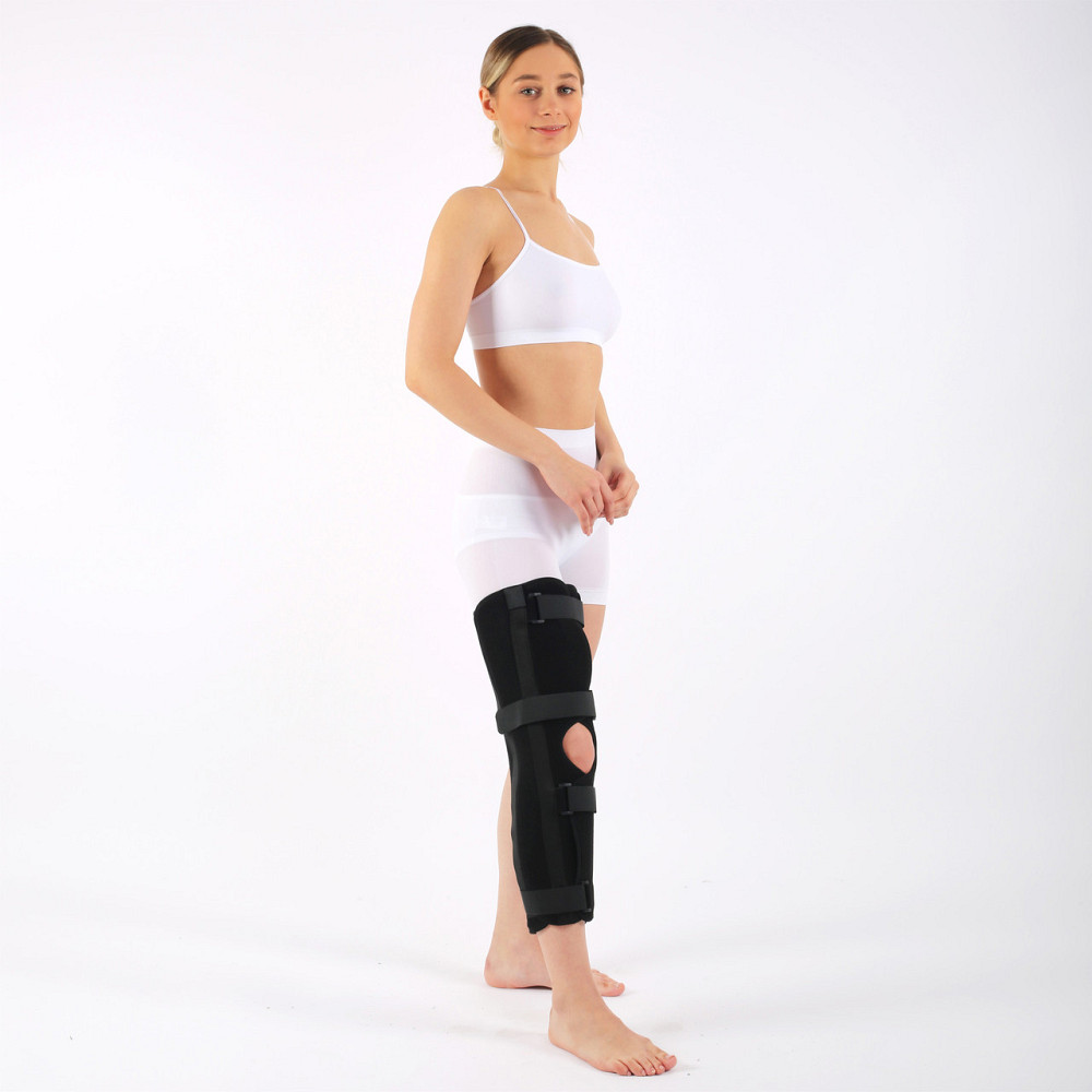 Иммобилайзер для колена универсальный SMT1055, бандаж на ногу послеоперационный Каменец-Подольский - изображение 4