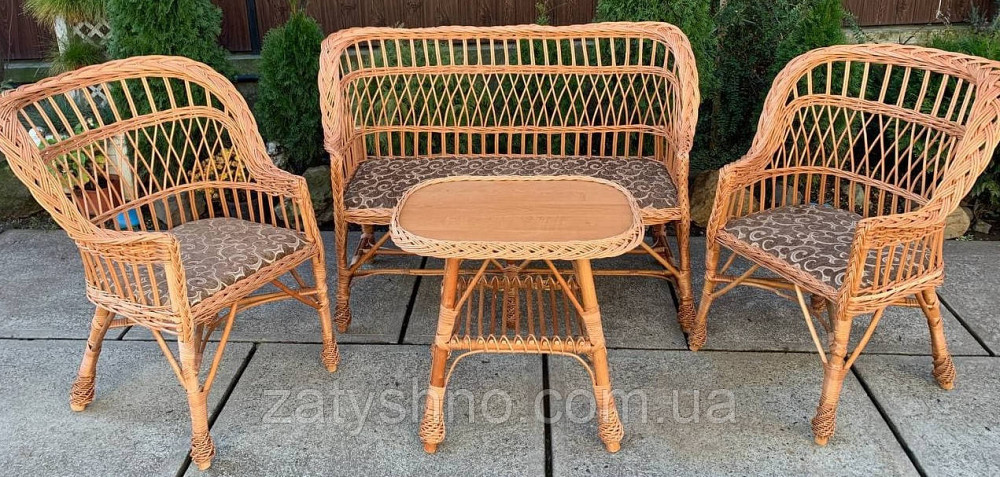 Плетені меблі з лози Київ - фото 6