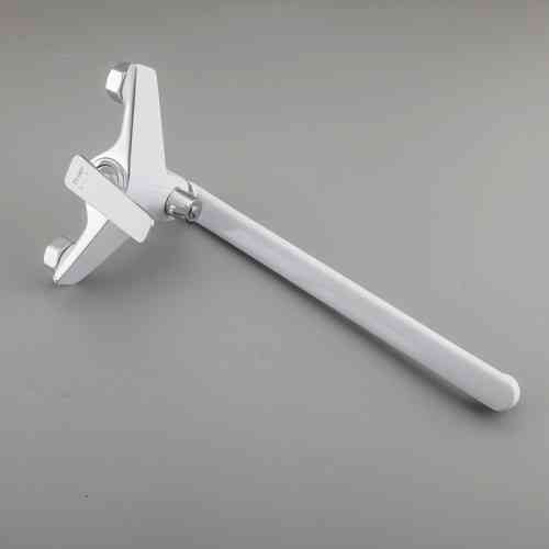 Змішувач для ванни з душовим гарнітуром Frap H58 F2258 білий/хром Київ