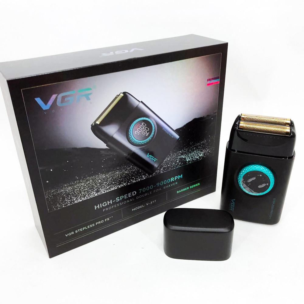 Акумуляторна бритва для стрижки волосся та бороди, Акумуляторна бритва з фірмовим лезом CB-47 Львів - фото 20