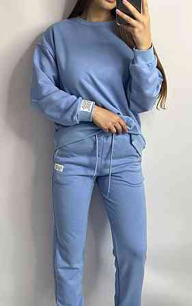 Костюм спортивний жіночий трикотажний Блакитний M/L Харків