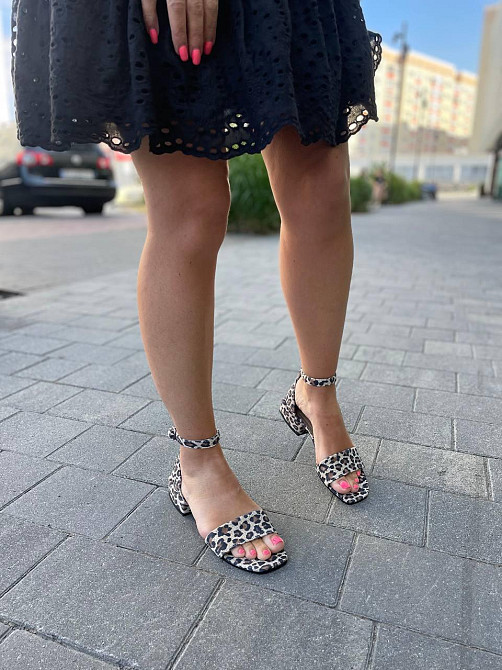 KATI SHOES Босоніжки жіночі леопардові світлі KATI SHOES 231, натуральна шкіра / Шкіряні босоні Коломыя - изображение 6