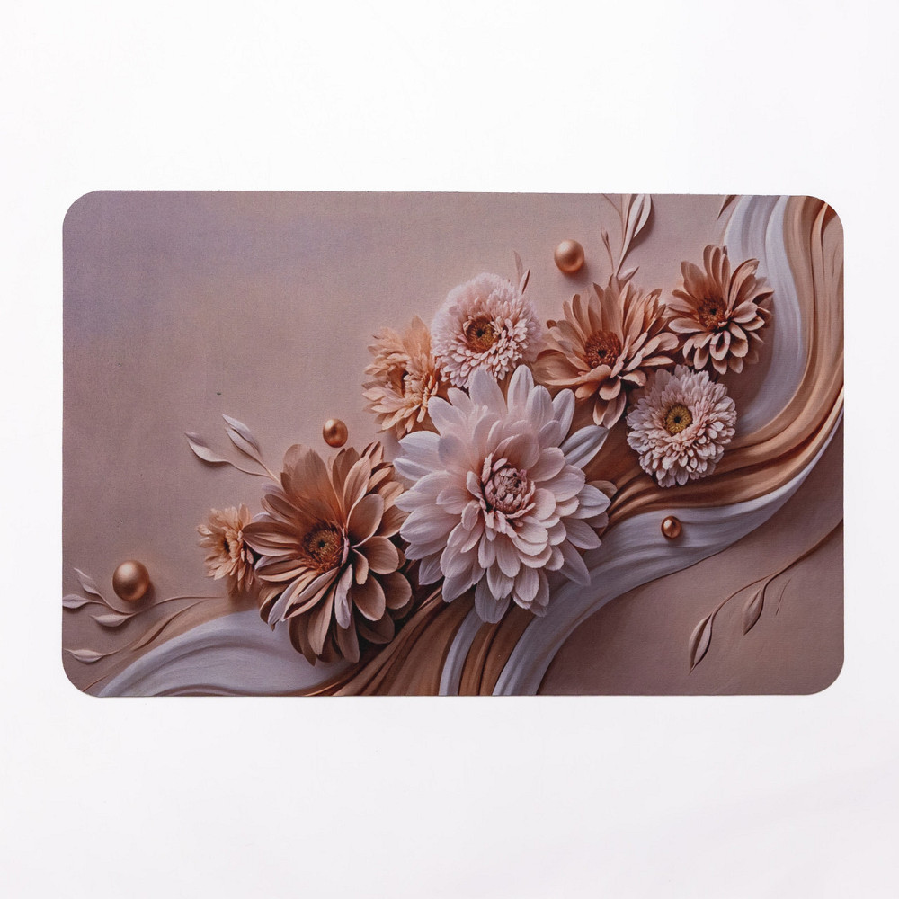 Jiamat Антиковзний 3D килимок з м'якого діатоміту 38×58(см) вологопоглинаючий HP-42-65 Коломия - фото 1