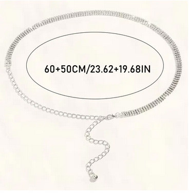 Пояс классический женский со стразами Киев - изображение 3