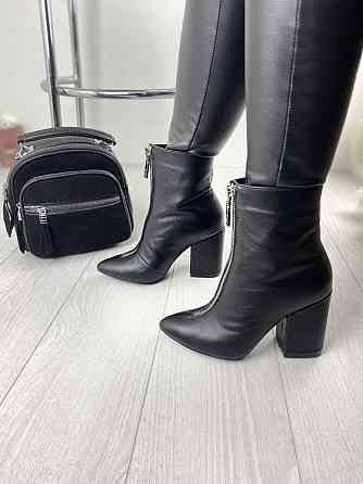 Черевики жіночі TWO STEPS 1859 чорні (весна-осінь, шкіра натуральна) (2727) 38 Коломыя