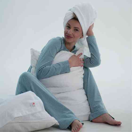 Набор 2 жаккардовых полотенца в коробке Lovely Svi 70 х 140 см и 50 х 90 см Белый (150226) Киев