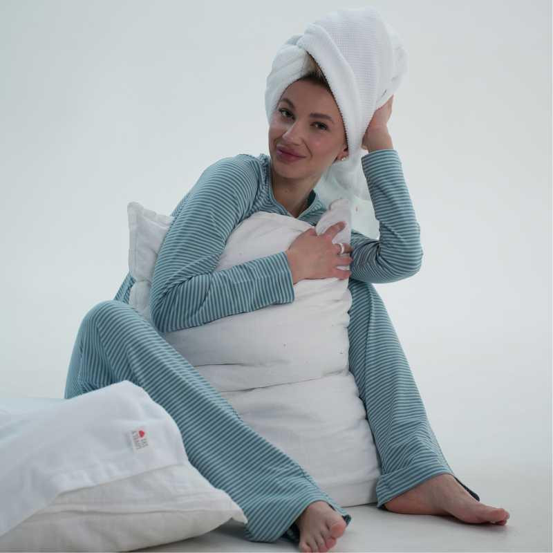 Набір 2 жакардові рушники в коробці Lovely Svi  70 х 140 см і 50 х 90 см Білий (150226) Київ - фото 4