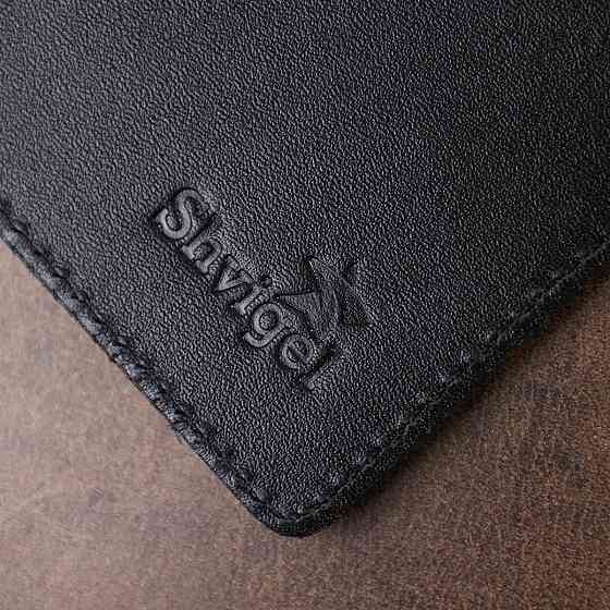 Удобный мужской тревел-кейс из натуральной кожи Shvigel 16523 Черный Киев