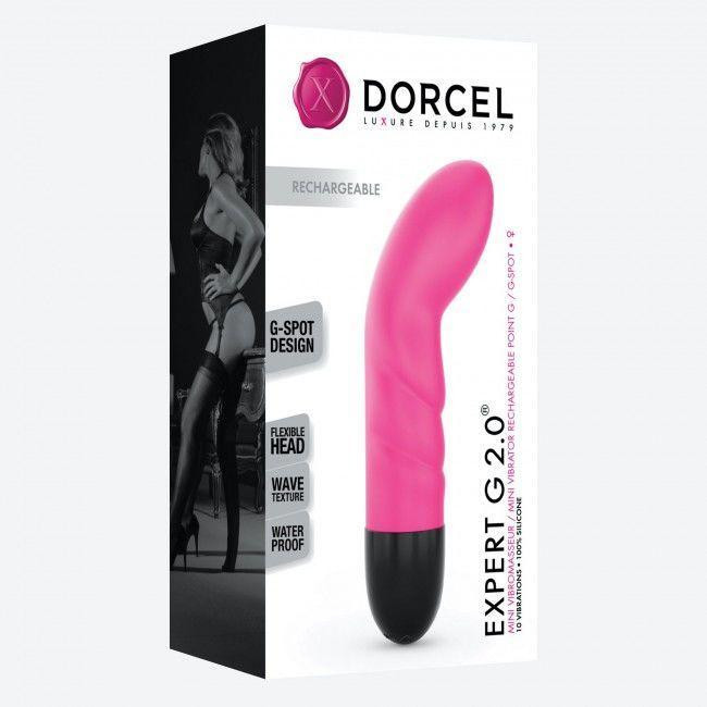 Вібратор Dorcel Expert G 2.0 Magenta для точки G, що перезаряджається Sex Aura Київ - фото 3