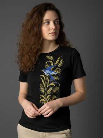 Жіноча вишиванка Ластівки в Колосках Київ