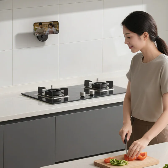 Держатель с электроприсоской Ulanzi ULANZI SK-22 Electric suction cup bracket for mobile phones Black Киев