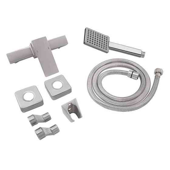 Змішувач для душу Lidz (NKS) 10 30 010 з душовим гарнітуром (LIDZNKS103001000) сатин Київ