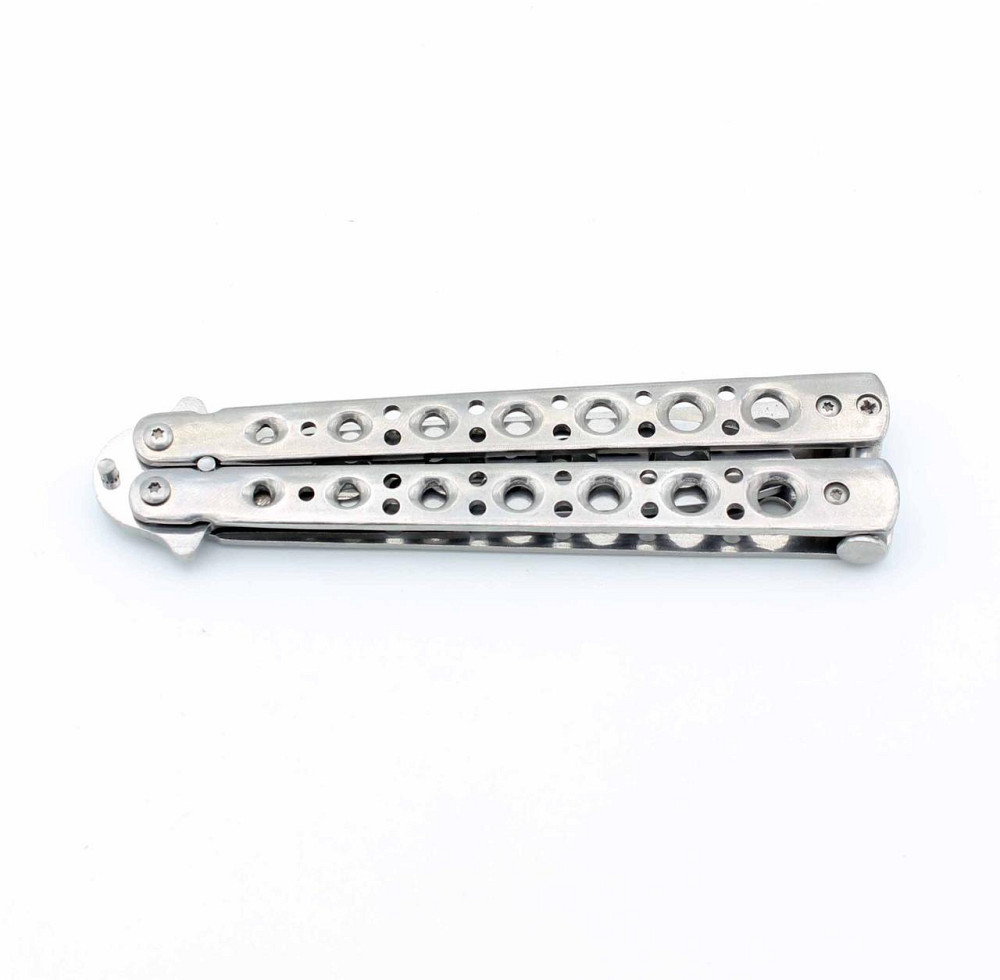 Ніж метелик Тренувальний Benchmade 224-1 Срібло Дніпро - фото 3