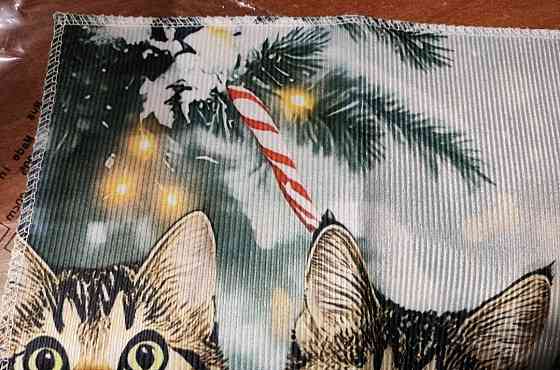 Килимок різдвяний з принтом 40х60 см Сміла