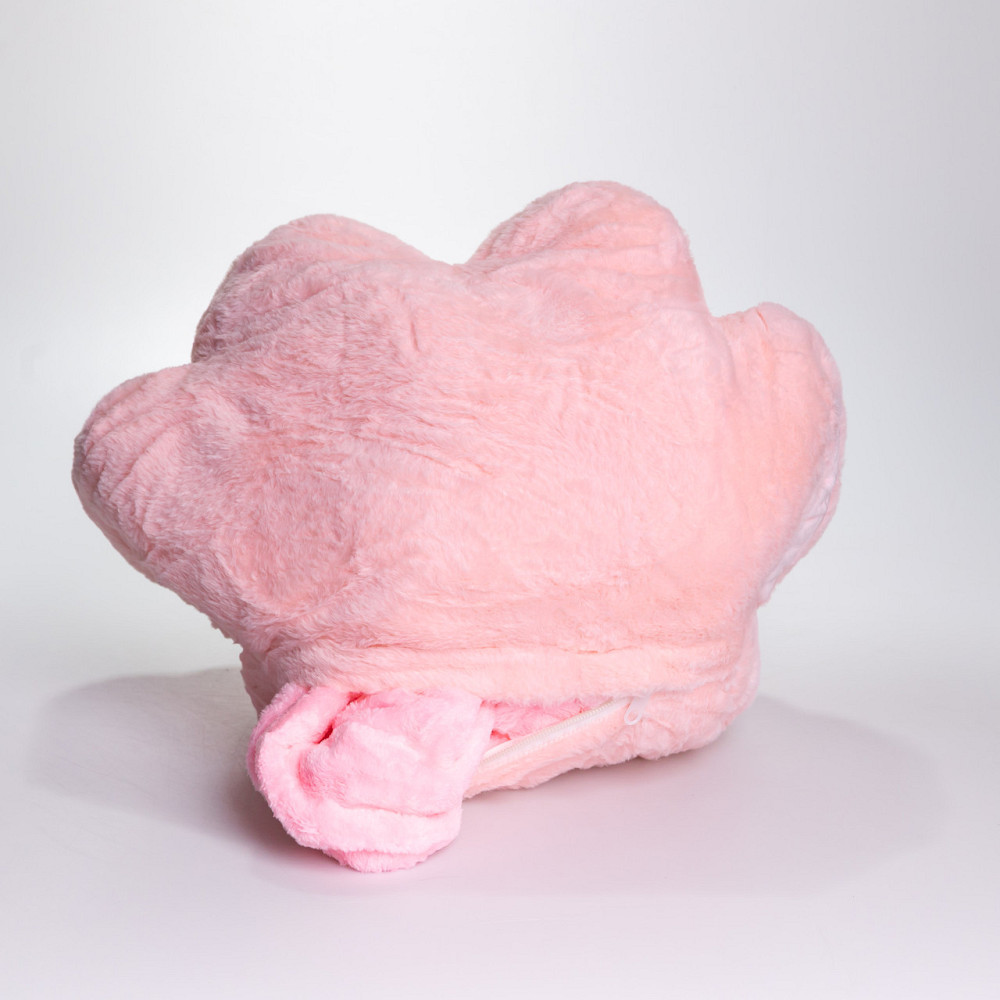 Плюшева подушка-іграшка з пледом "Лапка" 3 в 1 Рожевий Київ - фото 5