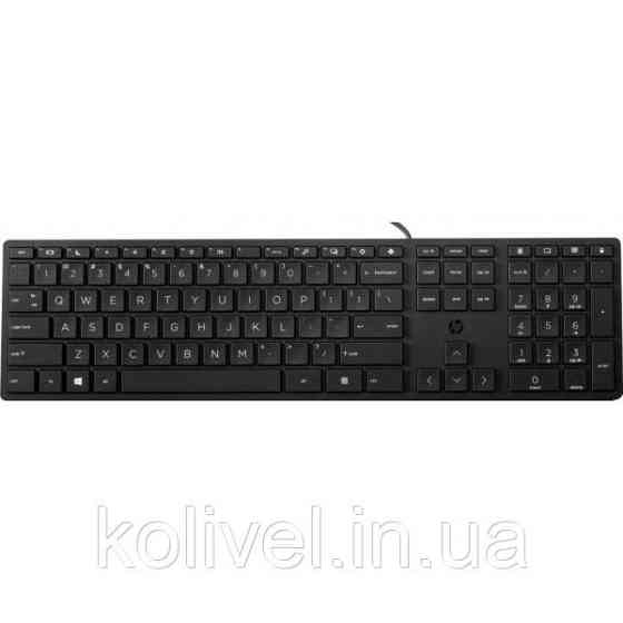Клавіатура дротова HP 320K, чорний (українська клавіатура) (9SR37AA) Київ