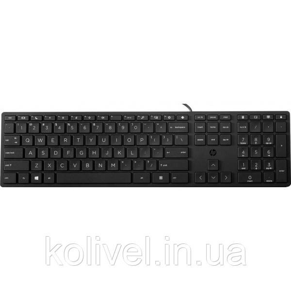 Клавіатура дротова HP 320K, чорний (українська клавіатура) (9SR37AA) Київ - фото 1