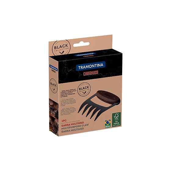 Багатоцільовий кіготь Tramontina Churrasco Black, 13х12х3.7 мм (6710916) Київ