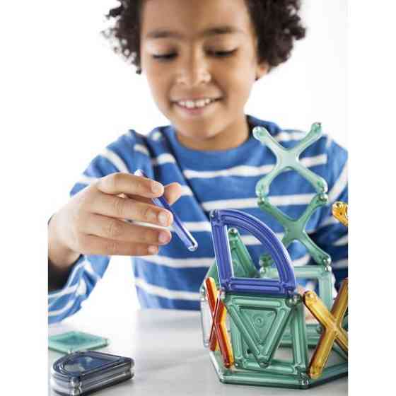 Магнітний конструктор Guidecraft PowerClix Explorer Архітектура, 52 деталі (G9472) Харків