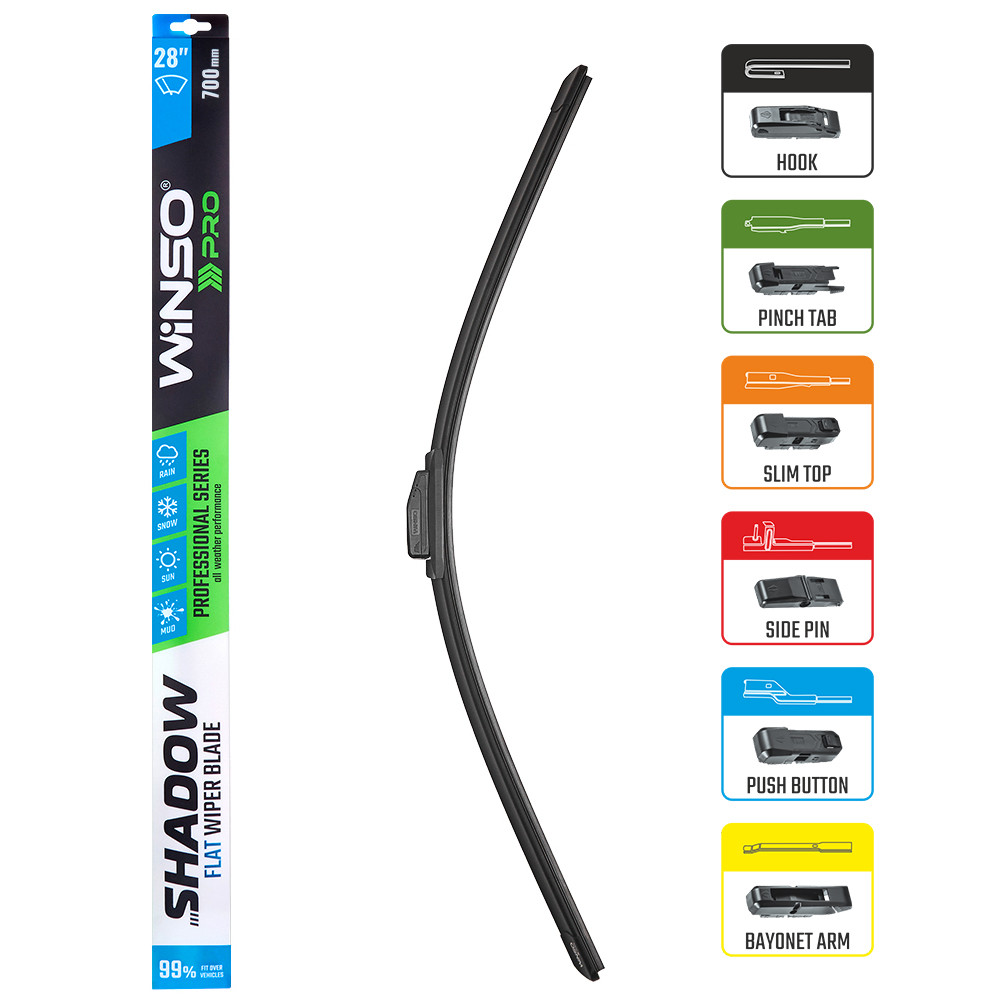 Безкаркасна щітка Winso Pro Shadow 28/700мм Львів - фото 3