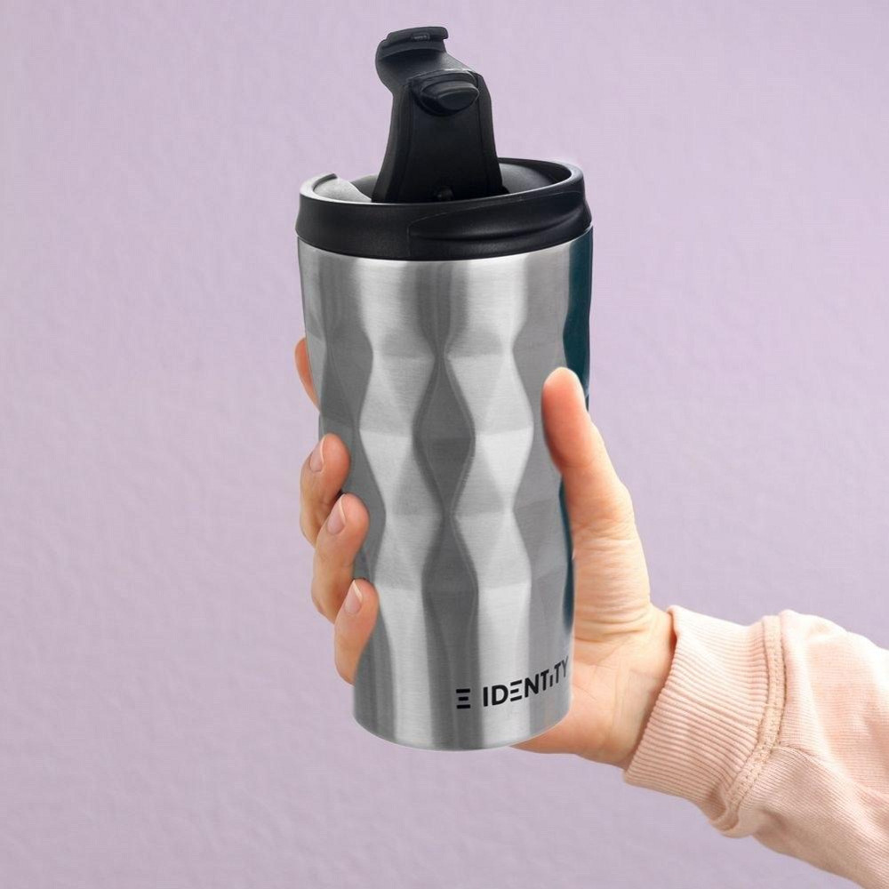 Термокружка IDENTITY 430 мл, серая Киев - изображение 2