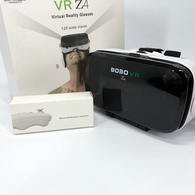 Виар бокс VR BOX Z4, Очки виртуальной реальности с сенсорами, VR-очки белые, Очки для смартфона VM-26 Киев - изображение 3