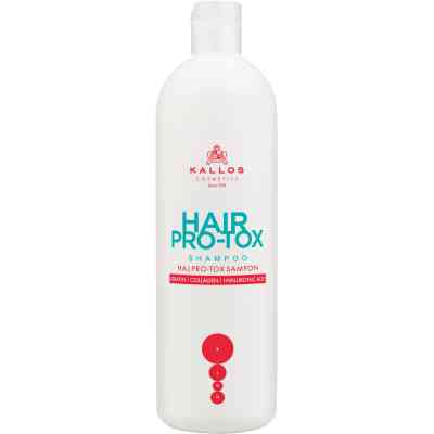 Шампунь Kallos Cosmetics Hair Pro-Tox Восстанавливающий с кератином, коллагеном и гиалуроновой кислотой 500 мл (5998889511494) Винница