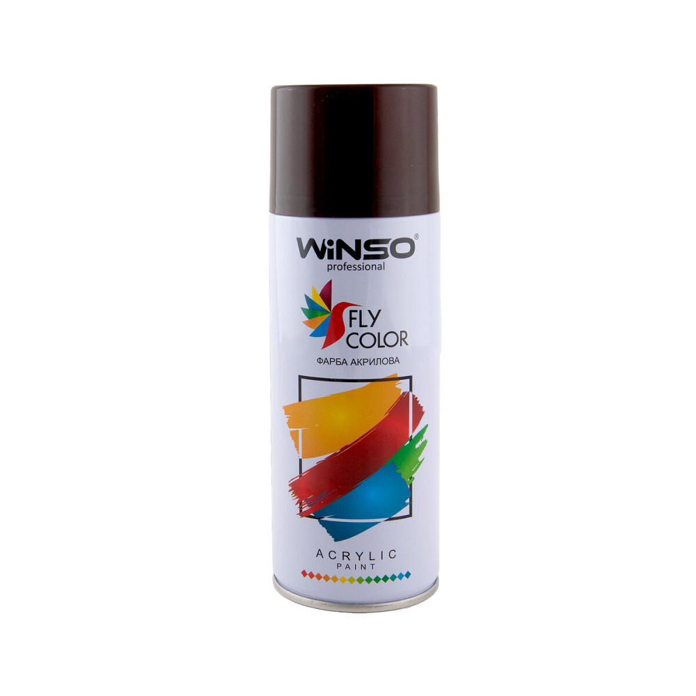 Краска акриловая Winso Spray 450мл вишневый (WINE RED/RAL3005) Киев - изображение 1