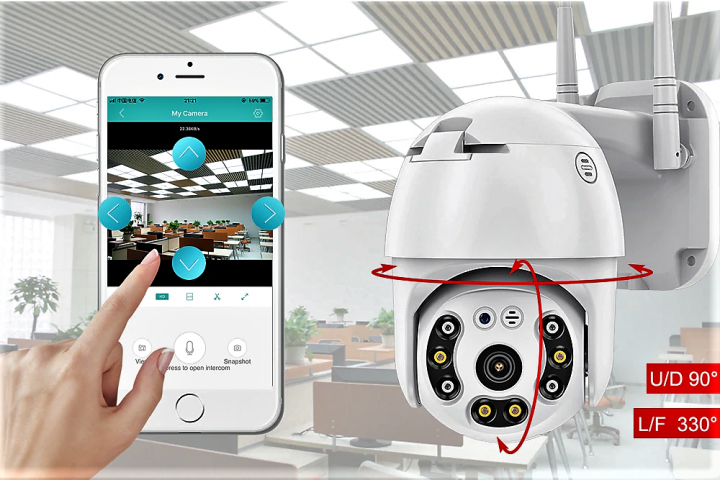 Уличная WIFI IP66 камера видеонаблюдения PTZ с удаленным доступом онлайн в режиме реального времени Київ - фото 10