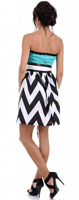 Платье с абстрактным принтом (44) Киев - изображение 3