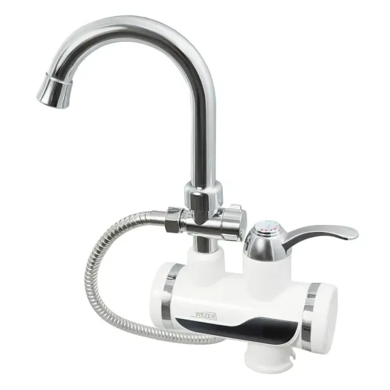Проточный кран водонагреватель WEZER SDR-B07STP с душевой лейкой Киев