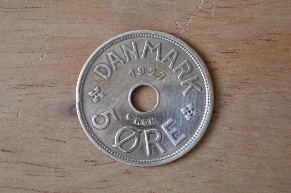 Дания 5 ере 1927 год HCN Полтава - изображение 1